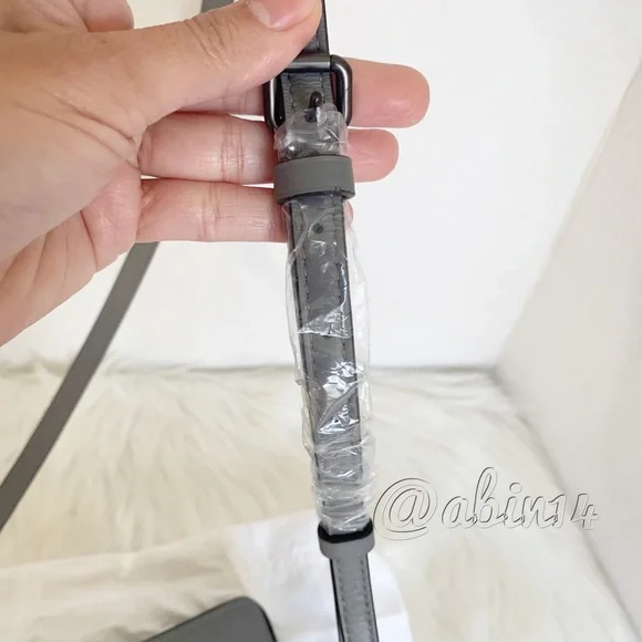 NWT Coach Signature Chain Leather Crossbody Bag - Picture 10 of 14